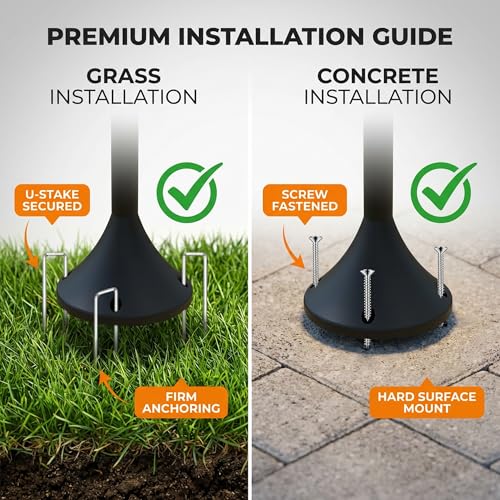 73” Solar Lamp Post Light Outdoor