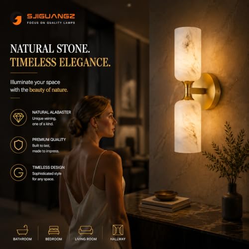 Alabaster Wall Sconce