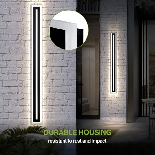 72" LED Linear Wall Sconce (Black)