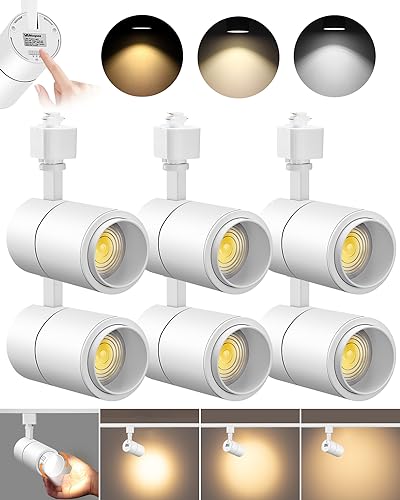 3 Color Zoomable 20W LED Track Lighting Heads H Type (White)