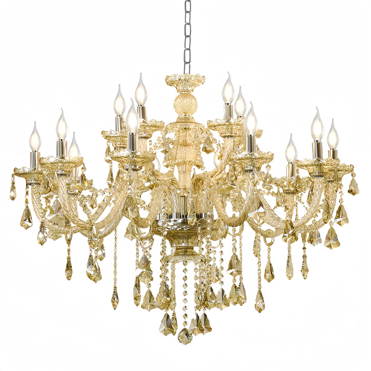 Luxury K9 Crystal Chandelier 15 Light (15 Lights)