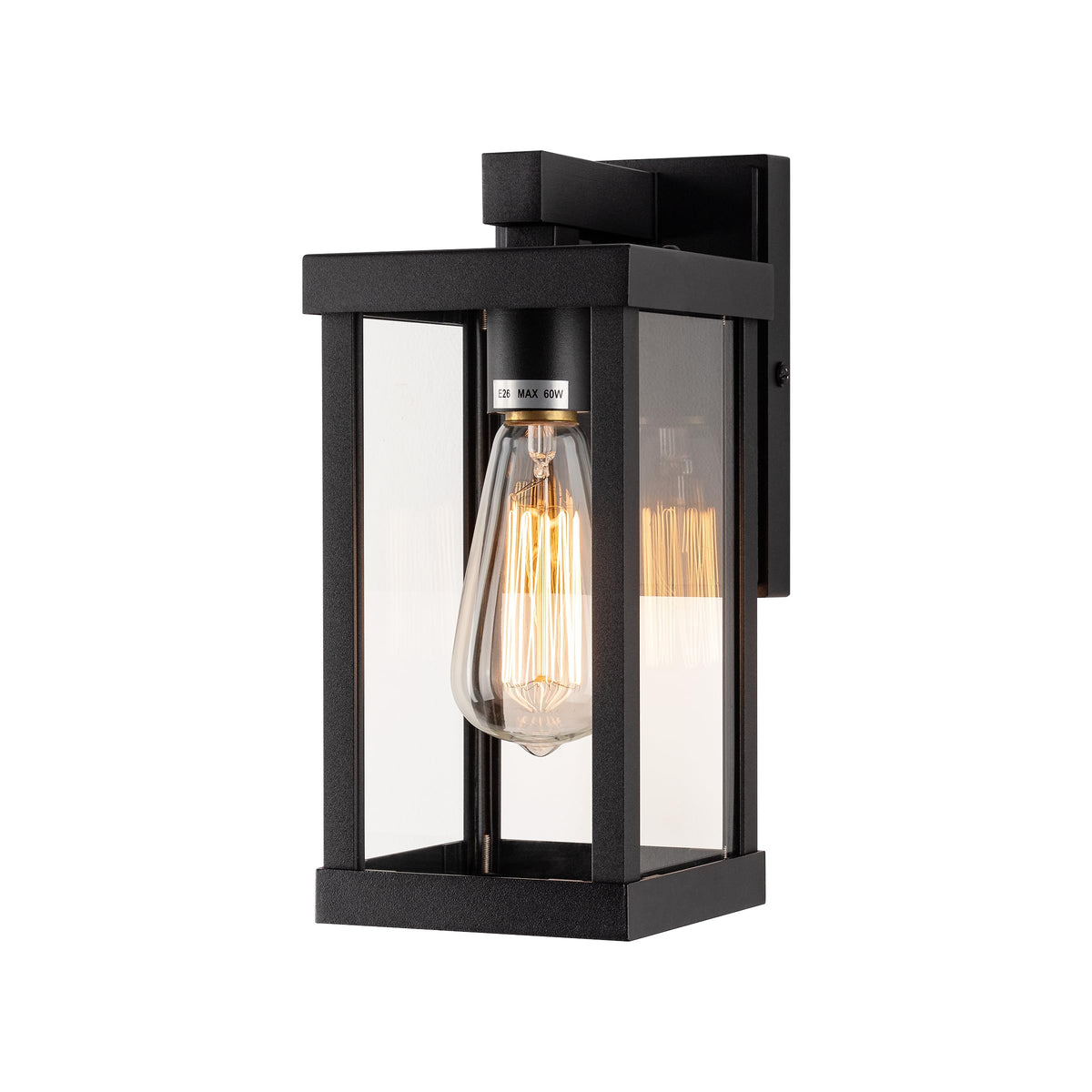 11" Outdoor Wall Sconce (Matte Black / 11-inch)