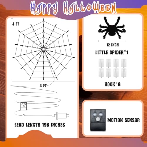 Halloween Decorations (purple/orange lights with music)