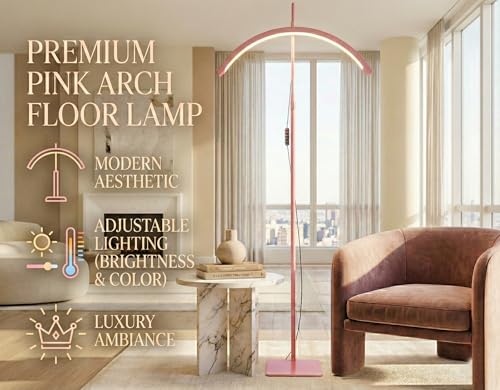 23 inch Half Moon Lamp (23 / Pink)