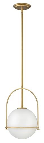 Somerset Small Adjustable Pendant Light (Heritage Brass / Medium)