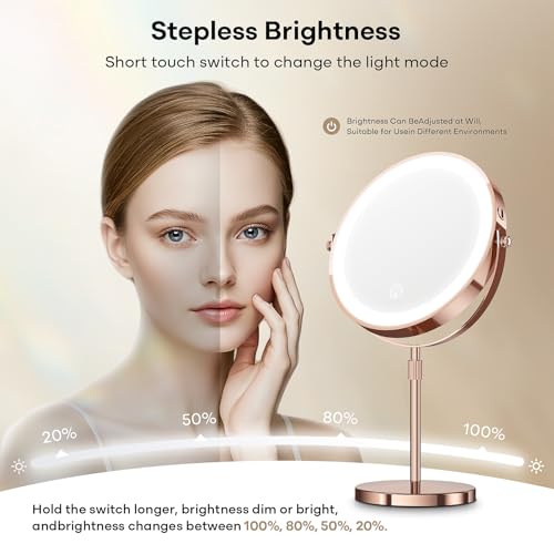 Makeup Mirror (Rose Gold)