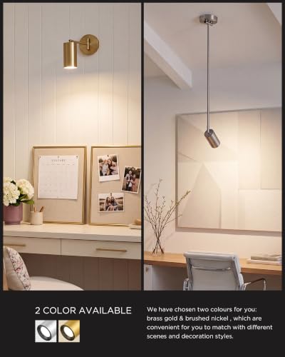 LED Track Lighting Fixture (Kaleidoscope, Brushed Nickel / 31.8", 1-light)