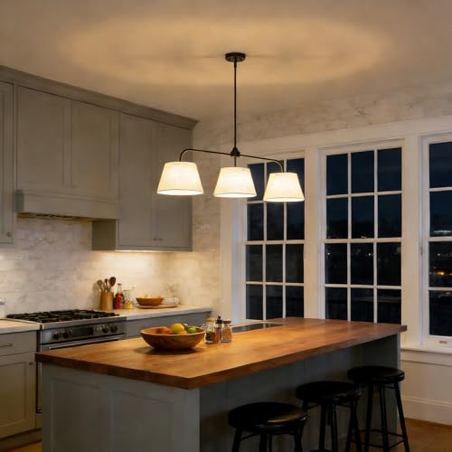 Modern Linear Chandelier for Dining Room