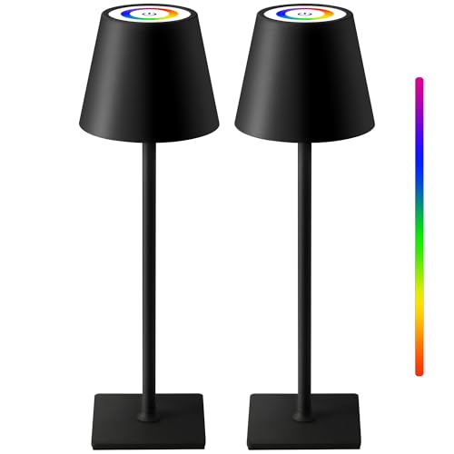 Black Cordless Table Lamp
