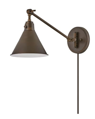 Arti Medium Swing Arm Single Light Wall Sconce (Old Bronze)