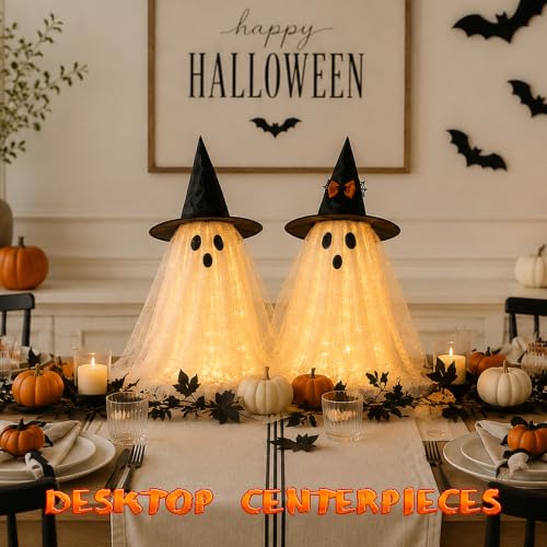 2pcs Halloween Decorations Indoor (Small ghost)