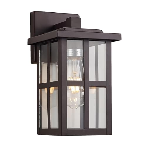 11" Bronze Farmhouse Outdoor Wall Light Fixture 1 Pack (Bronze / 1 Pack H11")