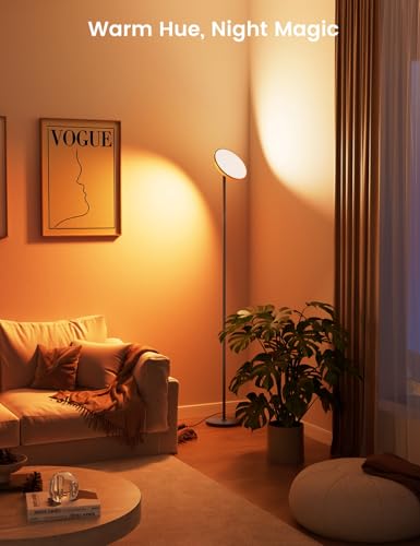 UFO Torchiere Floor Lamp (Black)