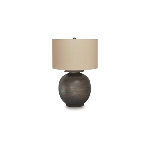 Carlenbury Retro Metal Table Lamp (Antique Brown / Table Lamp)