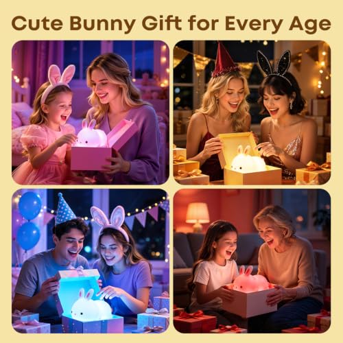 Bunny Night Light for Kids