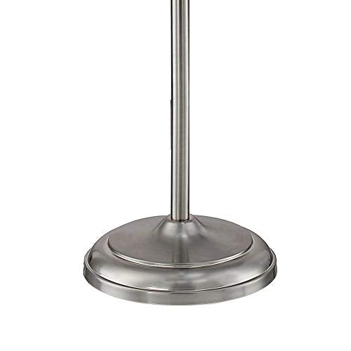 Maddox 71" Tall Satin Nickel Torchiere Floor Lamp