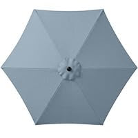 7.5ft Solar Umbrella LED Lighted Patio Umbrella