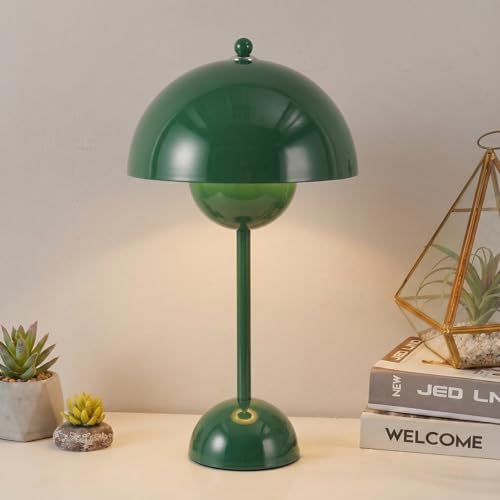 Creative Mid Century Modern Bud Table Lamp for Home&Office (Hunter Green)