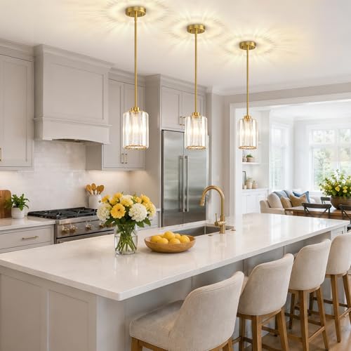 Crystal Chandelier Pendant Lights Kitchen Island