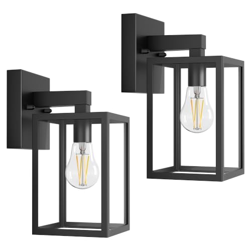 Outdoor Wall Light Fixture (Black)