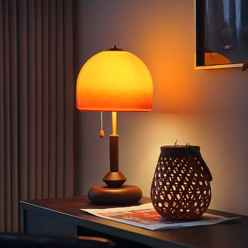 Orange Table Lamp (Orange, 9.4 Inch)