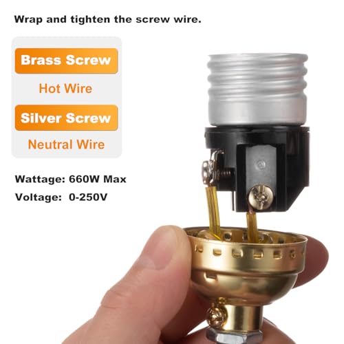 UL Listed Keyless Light Socket Replacement (Keyless - Socket)