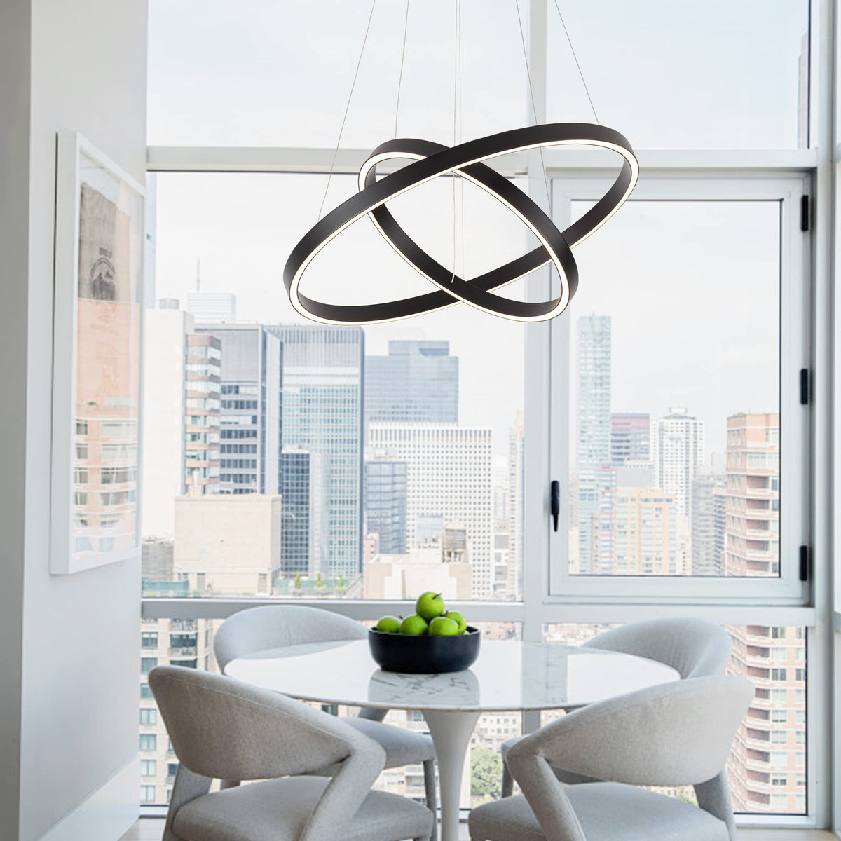 Modern Led Chandelier (15.7"+23.6")