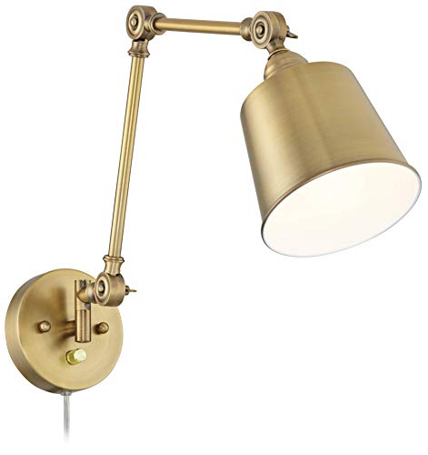 Mendes Antique Brass Swing Arm Plug (Antique Brass)