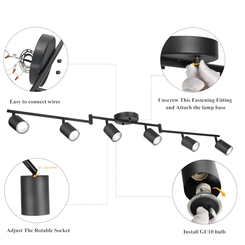 LED 6 Light Track Lighting Kit (6 Light)