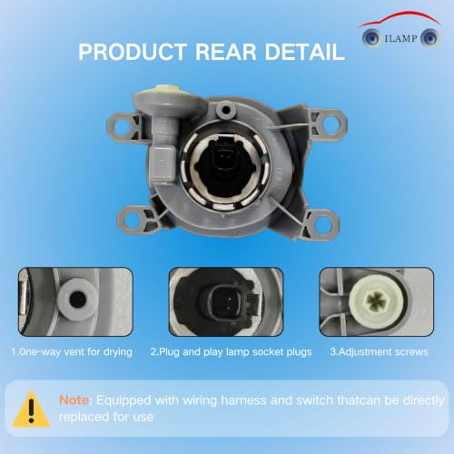 Fog Lights Kit fit for 2026 Toyota RAV4 USA Model (Fit for Rav4 2026)