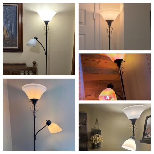 Floor Lamps for Living Room (Jet Black)