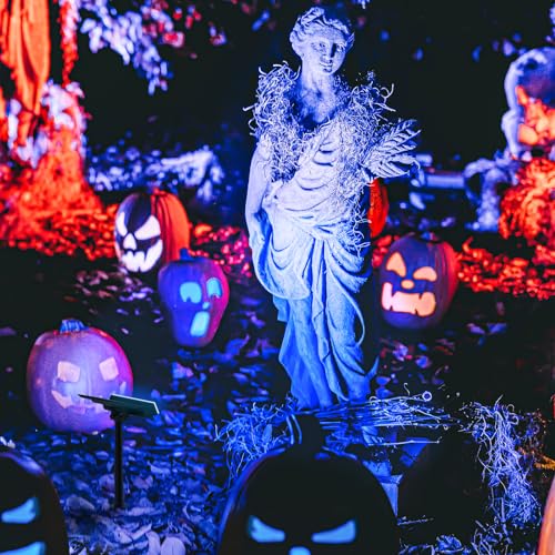Solar Spot Lights Outdoor (Multicolor / 6 Pack)