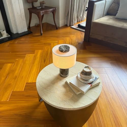 Marble Lamp Stone Table Lamps Collection (Rechargeable Emperador Dark Lamp)