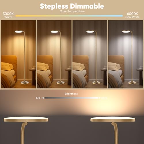 36W LED Floor Lamp (Gold)