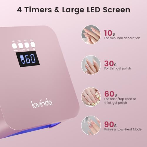 Cordless UV Nail Lamp (Rose Gold)