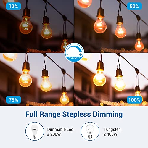 Dusk to Dawn Outdoor Dimmer with Timer for Patio Lights