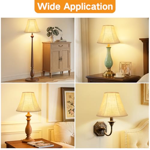 Lamp Shades Set of 2 for Table Lamps (Beige)