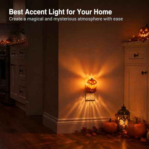 Halloween Night Light (Cracked Pumpkin - RGB / 1 Pack)