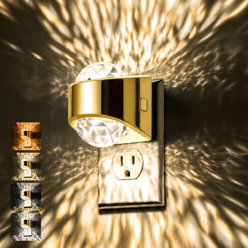 Night Light Plug into Wall (Gold)