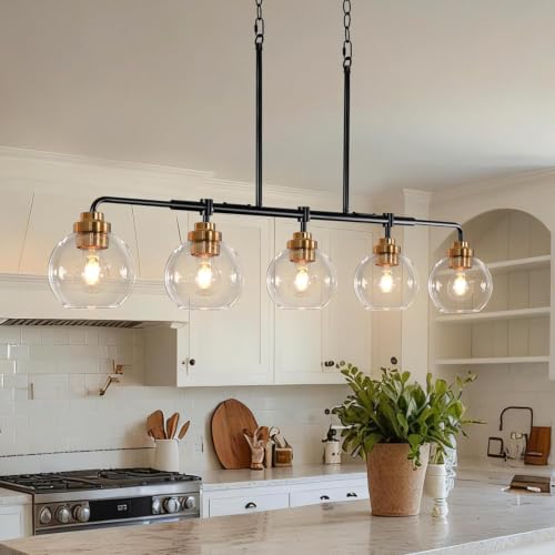 2 Pack Globe Clear Glass Lampshades (5.1 " Height - 2 Pack / Clear)