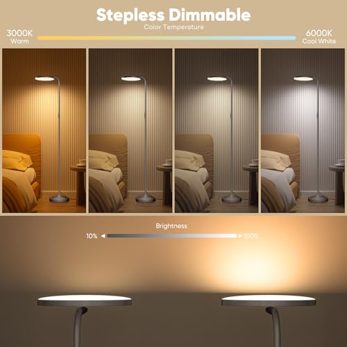 36W LED Floor Lamp (Gunmetal Gray)