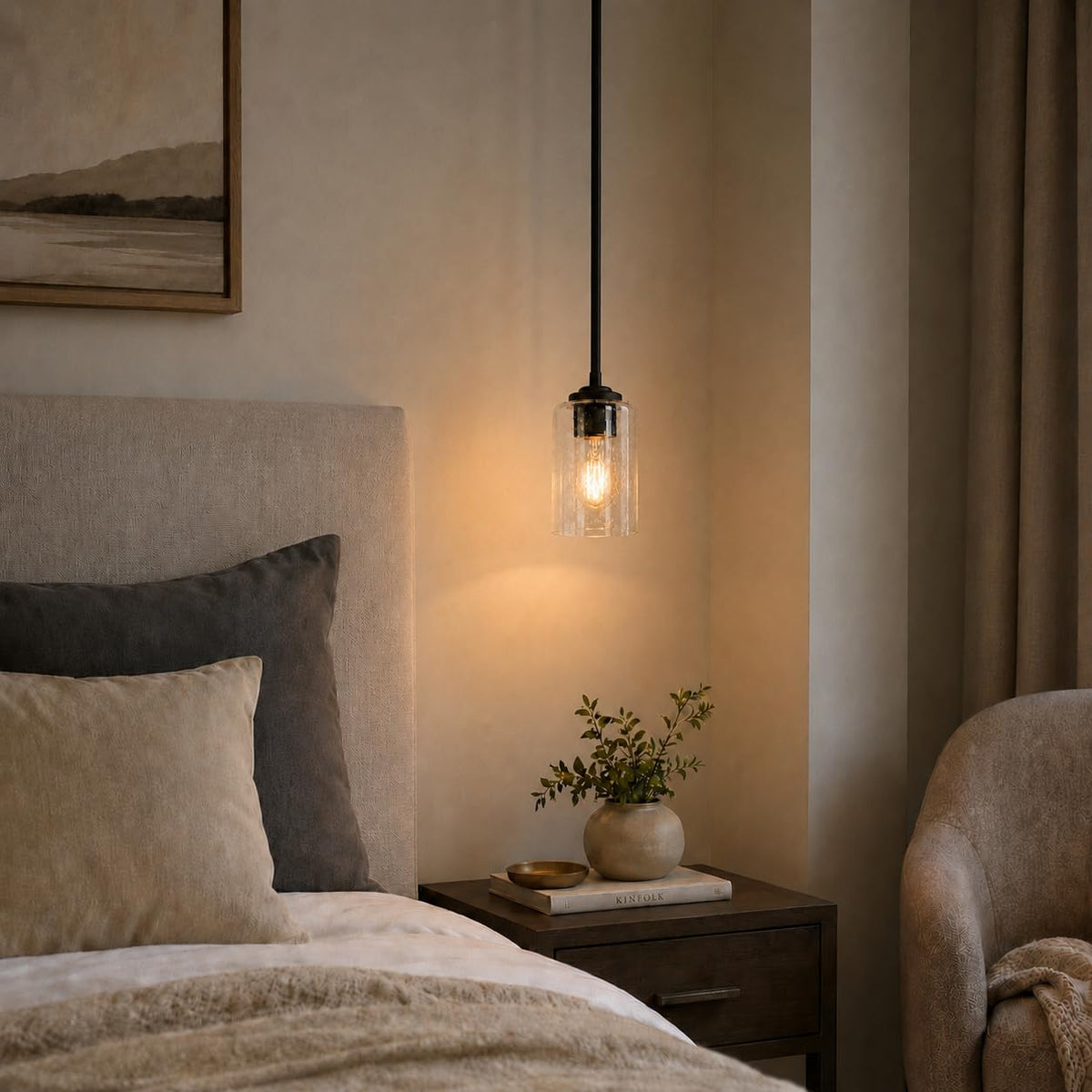 Pendant Lights Kitchen Island (3.9" D x 7.2" H / Oil-Rubbed Bronze)