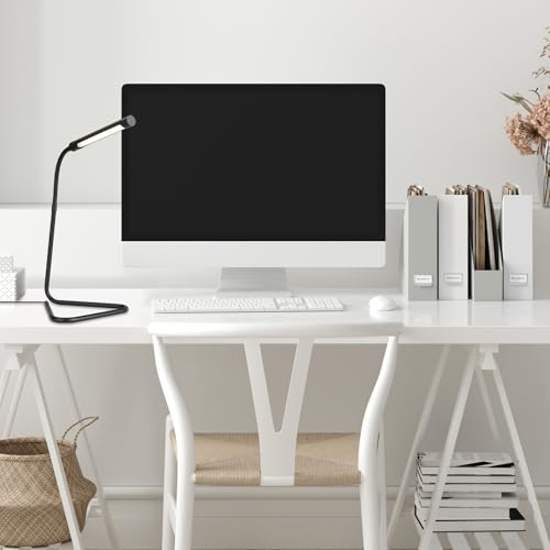 56060 Arden 12" LED Integrated Desk Lamp (Black / 12 inches)