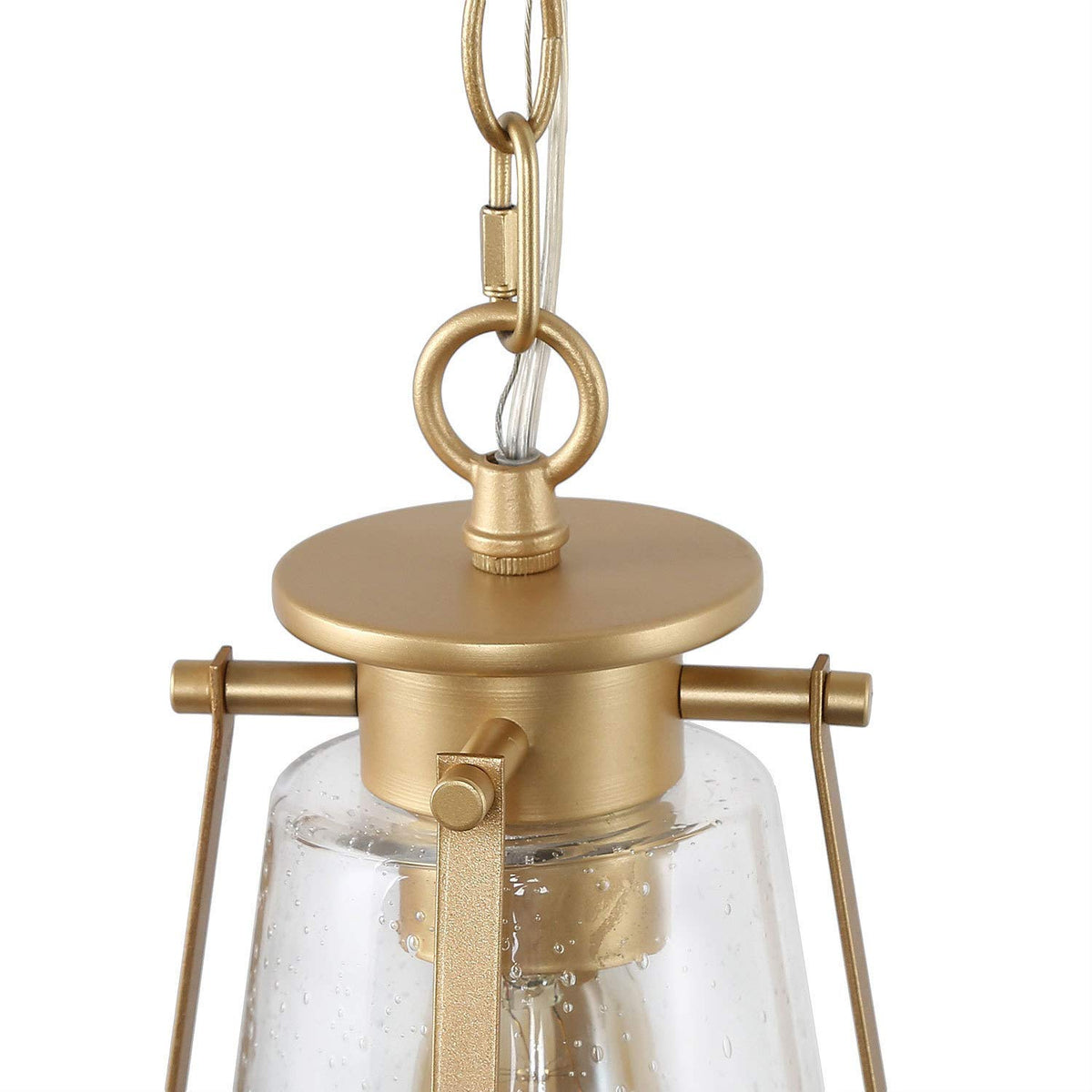 Gold Pendant Lighting for Kitchen Island (7.5" L x 7.5" W x 11" H / Gold)