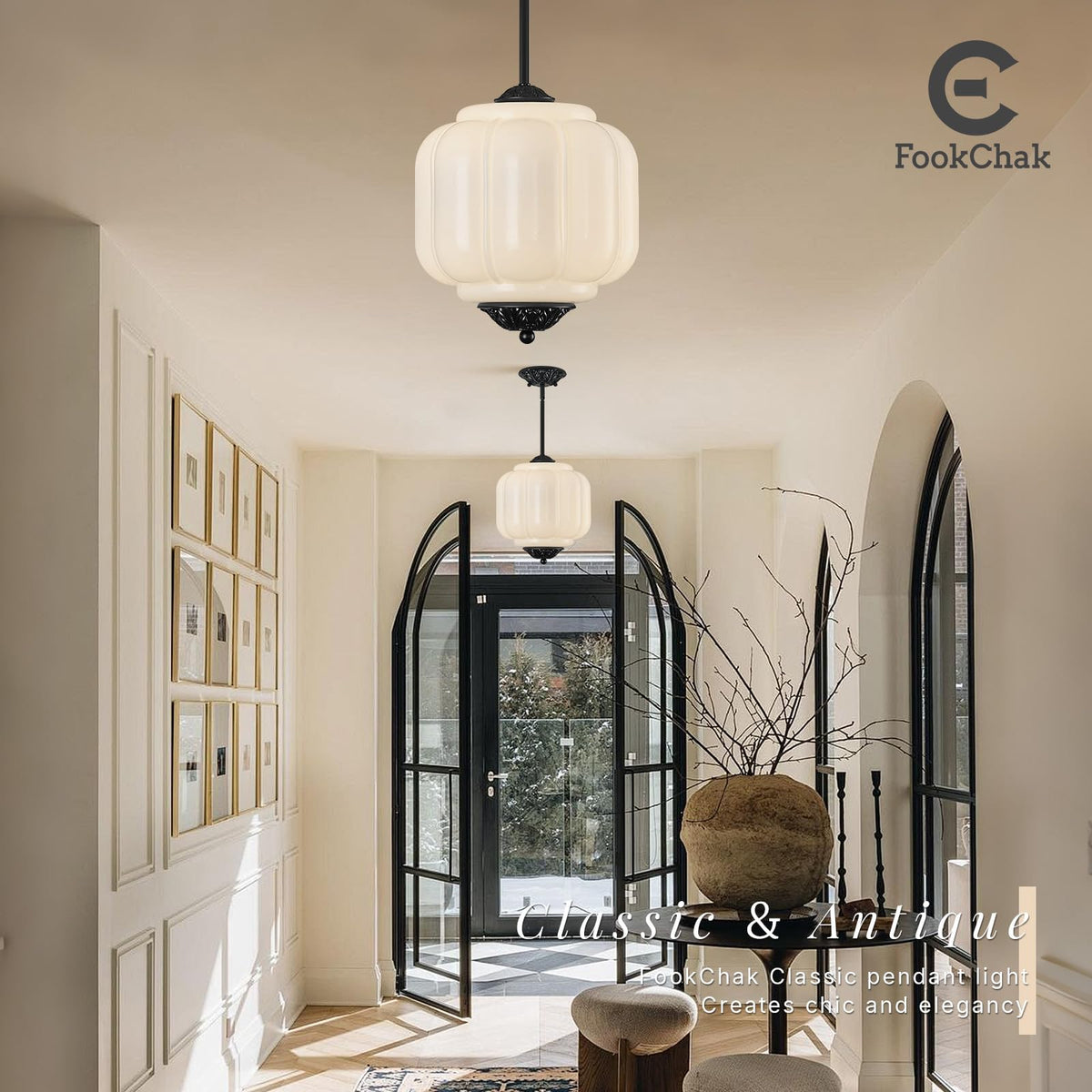 Schoolhouse Pendant Light Vintage Pendant Light Fixture Antique Black (Antique Black)