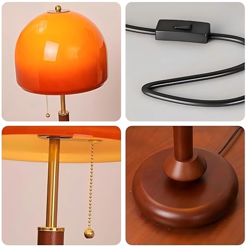 Orange Table Lamp (Orange, 9.4 Inch)