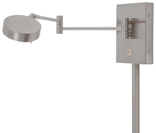 P4308 084 George's Reading Room LED Swing Arm Wall Lamp (Brushed Nickel)