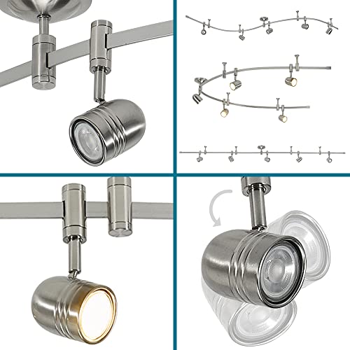 19655 002 Transitional 5 (5-Light / Brushed Nickel)