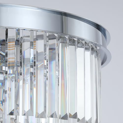 Modern Crystal Chandeliers Luxury Round Chandelier for Dining Room