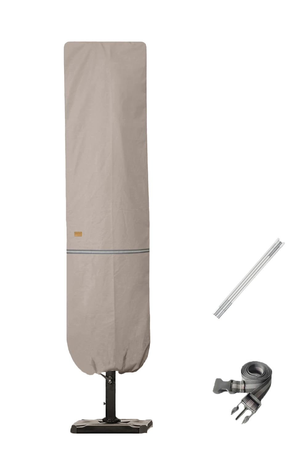 Patio Umbrella Cover for 7' (Beige / 7'-11' or 15')